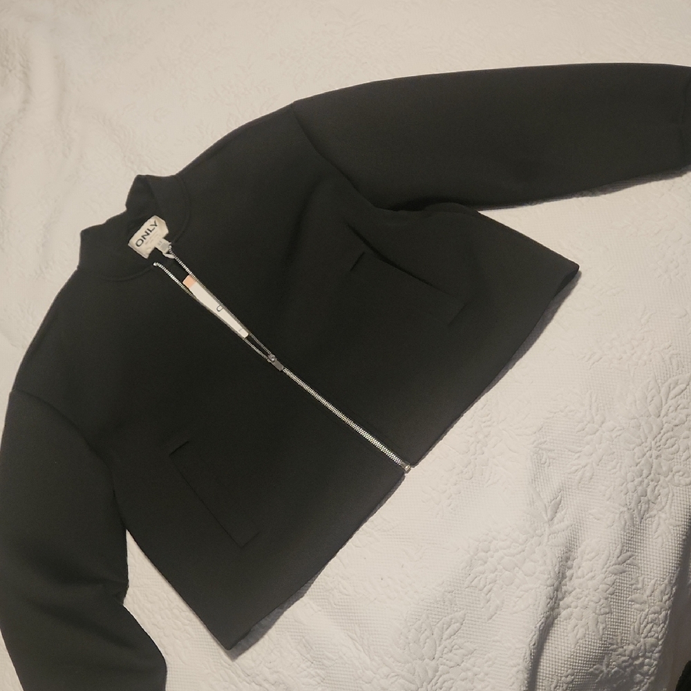 Only Black Bomber Jacket